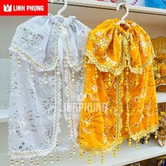 Combo 5 áo ngũ hành choàng voan 2 lớp dài 50cm (ko mão)