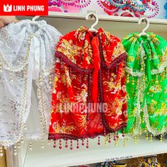 Combo 5 áo ngũ hành choàng voan 2 lớp dài 60cm (ko mão)