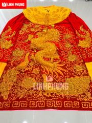 Áo bà Châu Đốc An Giang kết đá nguyên áo - Mã: CDMNCO