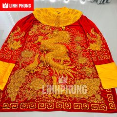 Áo bà Châu Đốc An Giang kết đá nguyên áo - Mã: CDMNCO