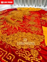 Áo bà Châu Đốc An Giang kết đá nguyên áo - Mã: CDMNCO