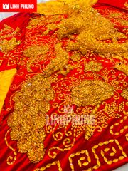 Áo bà Châu Đốc An Giang kết đá nguyên áo - Mã: CDMNCO