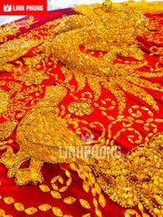 Áo bà Châu Đốc An Giang kết đá nguyên áo - Mã: CDMNCO