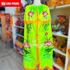 Áo Quan Âm thêu sen trúc (1m- 3m5) - Mã: QAT