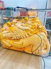 Áo Bà Châu Đốc An Giang - Rồng nổi kết cườm (Vàng, Đỏ) - MNCD(c)