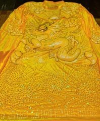 Áo Bà Châu Đốc An Giang - Rồng nổi kết cườm (Vàng, Đỏ) - MNCD(c)