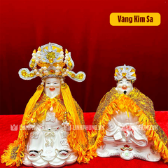 Áo choàng cho tượng ông Thần Tài hoặc Thổ Địa (vải kim sa) Mã: ATDKS