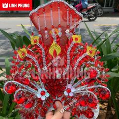 Combo Áo Mão cho tượng bà Chúa Xứ -kícḣ cỡ tượng cao từ 30cm đến 60cm