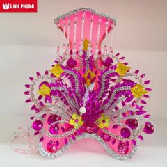 Mão Bà mẫu toàn màu hồng dành cho tượng bà cao 60cm ni 32