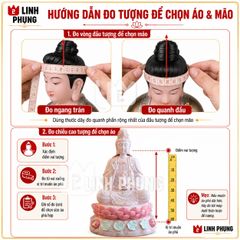 Áo Mão Mẹ Địa Mẫu Núi Cấm An Giang – Đồ Cúng Thủ Công Cao Cấp Trang Nghiêm kícḣ cỡ áo dài 1m ni40 – Linh Phụng