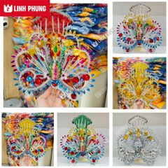 Combo Áo Mão cho tượng bà Chúa Xứ -kícḣ cỡ tượng cao từ 30cm đến 60cm