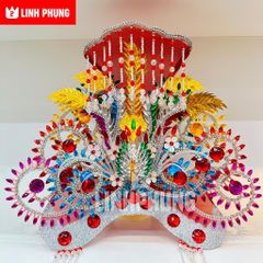Đồ Cúng Bà Thiên Hậu Bình Dương – Áo Mão Hài Thủ Công Cao Cấp Trang Nghiêm – Linh Phụng