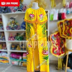 Áo choàng Quan âm Nam Hải  Cổ Thạch Bình Thuận kícḣ thước áo dài 3m5