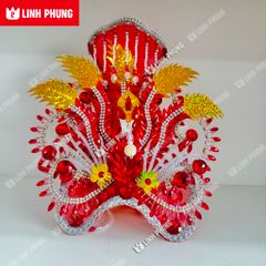 Mão bà Địa Mẫu khung lưới đính đá - Size tượng: 50cm (Ni 26cm) - BTM