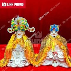 Combo áo mão Thần Tài Thổ Địa ngũ sắc kícḣ cỡ vòng đầu từ 10cm đến 20cm - Đo vòng đầu lấy size