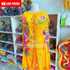 Miếu Bà Tà Kiết - Áo Mão Bà Chúa Xứ Nguyên Nhung kícḣ cỡ dài 1m2 ni60 Đồ Cúng Cao Cấp Trang Nghiêm - Linh Phụng