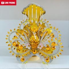 Mão Bà BTM Vàng - Tượng Cao 50cm,60cm,80cm,1m,1m2 - Khung Lưới Đính Đá - Linh Phụng