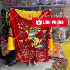 Áo bà loại Áo Mặc Rồng Kết Chìm cho tượng ngồi kícḣ cỡ áo từ 30cm đến 1m5 | Áo Mão Thờ Cúng - Linh Phụng