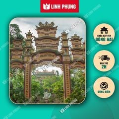Áo Choàng Mẹ Quan Âm Chùa Đèn Cầy Đồng Nai Viên Giác Thiền Tự kích cỡ áo dài 1m6 - Linh Phụng