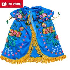 Áo Bà Quan Âm vải kết seᵰ Trúc kícḣ cỡ áo dài 40cm
