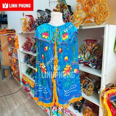 Áo choàng Quan Âm ở chùa Châu Đốc 2 Nhà Bè kícḣ thước dài 2m5 (loại thêu, nhung)