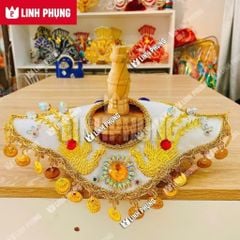Xay cổ cứng 2 Phụng cho tượng cao từ 20cm đến 60cm