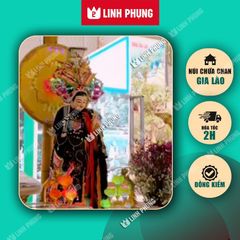 Gia Lào Đồng Nai - Áo Mão Bà Địa Mẫu - Size: 1M-Ni40 - Đồ Thờ Cúng Cao Cấp Trang Nghiêm - Linh Phụng