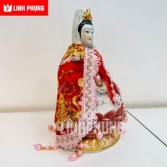 Combo áo mão Quan Âm vải voan - tượng cao 20cm, 30cm, 40cm - Mã: QAH, QAV
