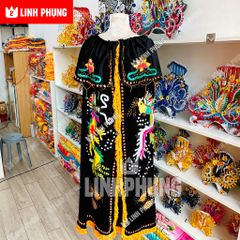 Gia Lào Đồng Nai - Áo Mão Bà Địa Mẫu - Size: 1M-Ni40 - Đồ Thờ Cúng Cao Cấp Trang Nghiêm - Linh Phụng
