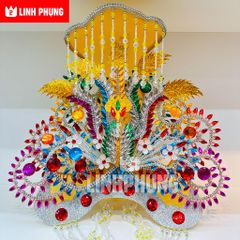 Combo áo mão Bà Chúa Xứ tượng cao 80cm,1m,1m2,1m4 : Mã: BTM, BNS (vàng, đỏ, ngũ sắc)