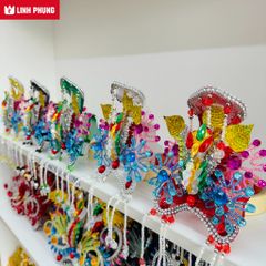 Áo Mão 5 Bà Ngũ Hành Côn Đảo Vũng Tàu - Đồ Thờ Cúng Cao Cấp Trang Nghiêm - Linh Phụng