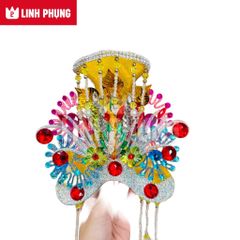 Mão bà loại hột đá ngũ sắc dành cho tượng cao từ 30cm đến 40cm