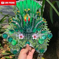 Combo Áo Mão cho tượng bà Chúa Xứ - tượng cao từ 30cm - 60 cm (đỏ, vàng)