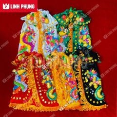 Combo 5 áo bà Ngũ Hành Nương Nương dành cho tượng cao từ 30cm đến 60cm