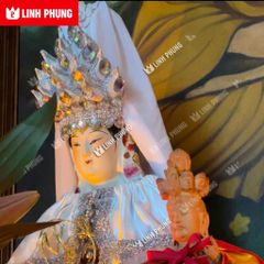 Mão Bà Quan Âm Mẫu Sen -  Tượng cao từ 50cm đến 2m - QAS