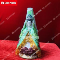 Combo áo mão Quan Âm - tượng cao 40cm (Ni 22cm) - QAH, QAT