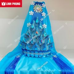 Mão Bà Quan Âm Mẫu Sen Đính Đá - Tượng cao từ 30cm đến 80cm - Mã: QAS