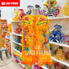 Áo Mão Mẹ Địa Mẫu Núi Cấm An Giang – Đồ Cúng Thủ Công Cao Cấp Trang Nghiêm kích cỡ áo dài 1m ni40 – Linh Phụng