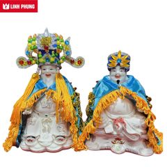 Combo áo mão Thần Tài Thổ Địa dành cho tượng cao từ 10cm đến 40cm - Đo vòng đầu tượng lấy size
