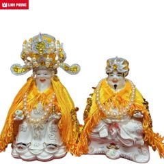 Combo áo mão Thần Tài Thổ Địa dành cho tượng mini cao 8cm đến 10cm