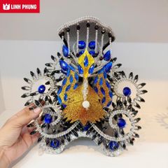 Mão Bà Chúa Xứ / Địa Mẫu/ Ngũ Hành Mẫu Đầu Cánh Mút - tượng cao 50cm (Ni 26cm)