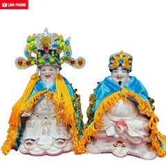 Combo áo mão Thần Tài Thổ Địa (Nhung) kícḣ cỡ vòng đầu từ 10cm đến 20cm - Đo vòng đầu tượng lấy size