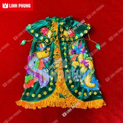 Áo nhung rồng phụng dùng để cúng Bà (Địa Mẫu, Chúa Xứ, Ngũ Hành,v.v..)
