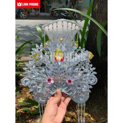 Combo Áo Mão cho tượng bà Chúa Xứ - tượng cao từ 30cm - 60 cm (đỏ, vàng)