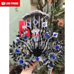 Combo áo choàng và mão bà dành cho tượng cao 50cm đến 60cm