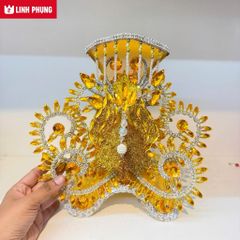 Mão Bà Chúa Xứ / Địa Mẫu/ Ngũ Hành Mẫu Đầu Cánh Mút - tượng cao 50cm (Ni 26cm)