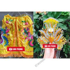 Combo áo choàng & mão bà Địa Mẫu (30cm, 40cm) - BCN