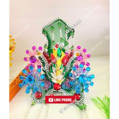 Mão 5 bà Ngũ hành cho tượng cao 20cm ni16 ngũ sắc