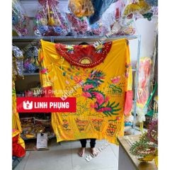 Áo bà loại Áo Mặc Rồng Kết Chìm cho tượng ngồi kícḣ cỡ áo từ 30cm đến 1m5 | Áo Mão Thờ Cúng - Linh Phụng