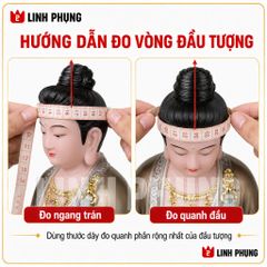 Combo Áo Mão Mẹ Quan Âm Kim Sa - Tượng cao từ 60CM - 2M - Mã: KS9L, QAS